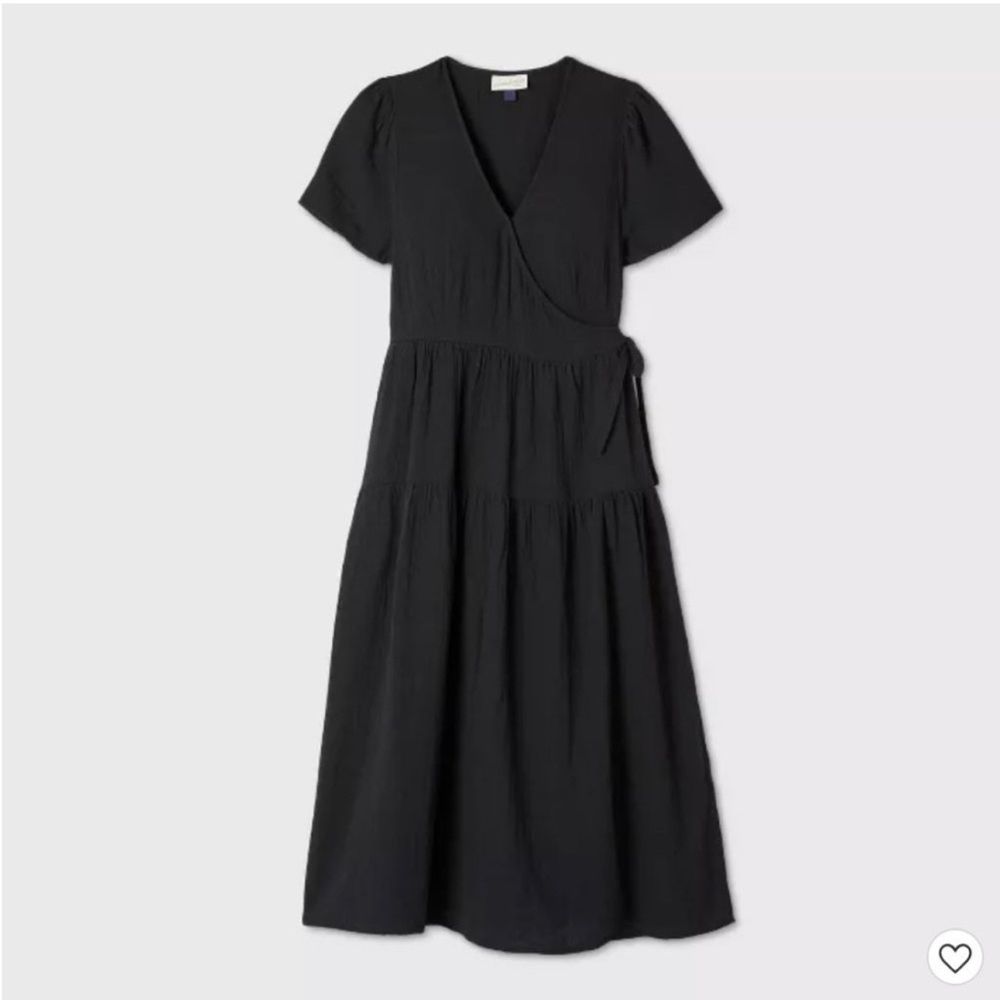 Universal Thread Gauze Wrap Dress